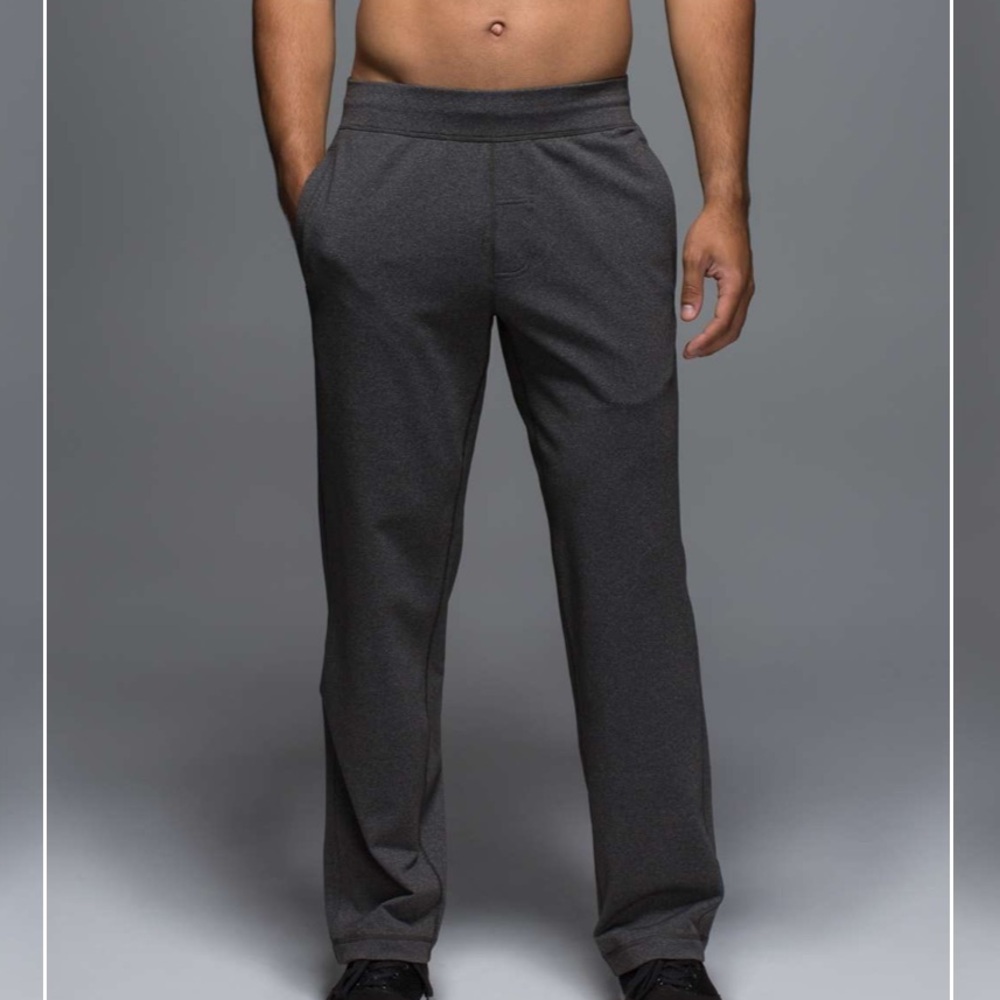 Lululemon Heathered Dark Grey Kung Fu Pant
